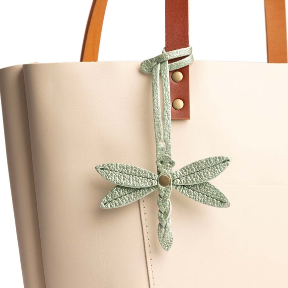 Portland Leather Beetle Dragonfly Tassel - Picture 4 of 5